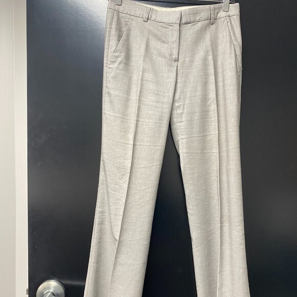 Theory Virgin Wool/Linen Blend Pants Size 4 - Picture 3 of 8